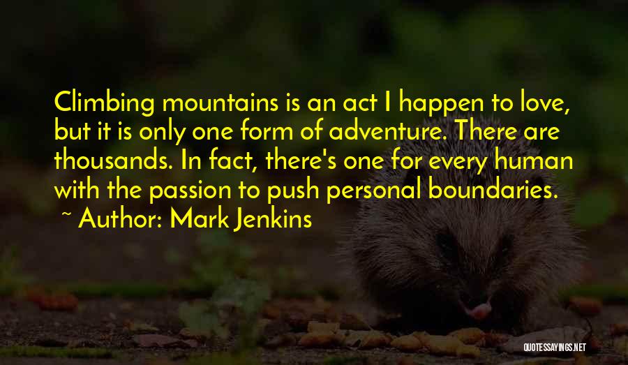 Love Have No Boundaries Quotes By Mark Jenkins