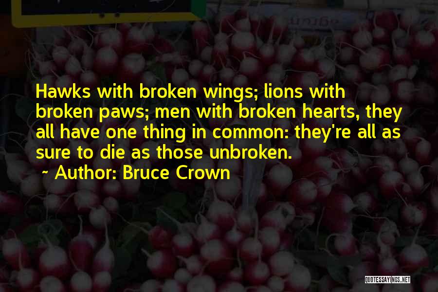 Love Hawks Quotes By Bruce Crown