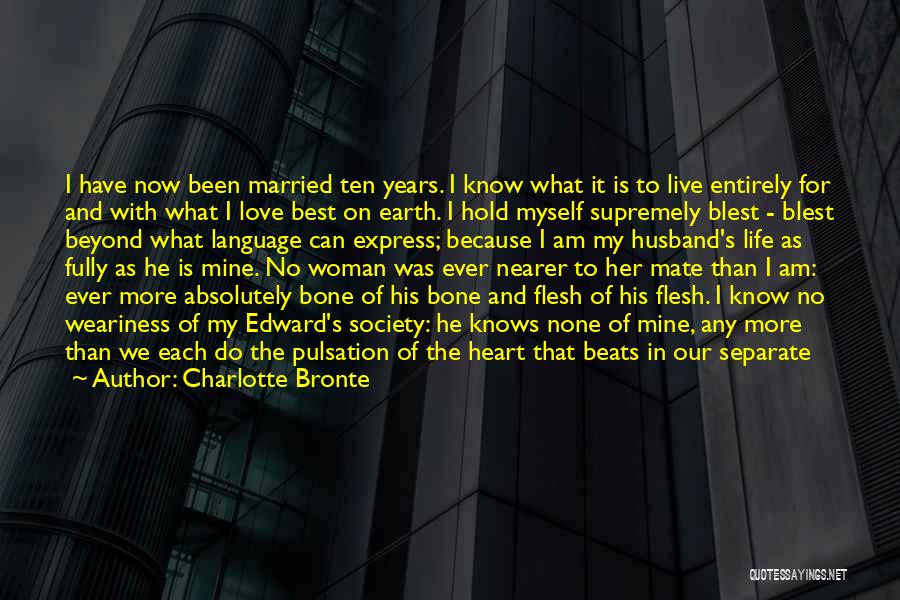 Love Heart Beats Quotes By Charlotte Bronte