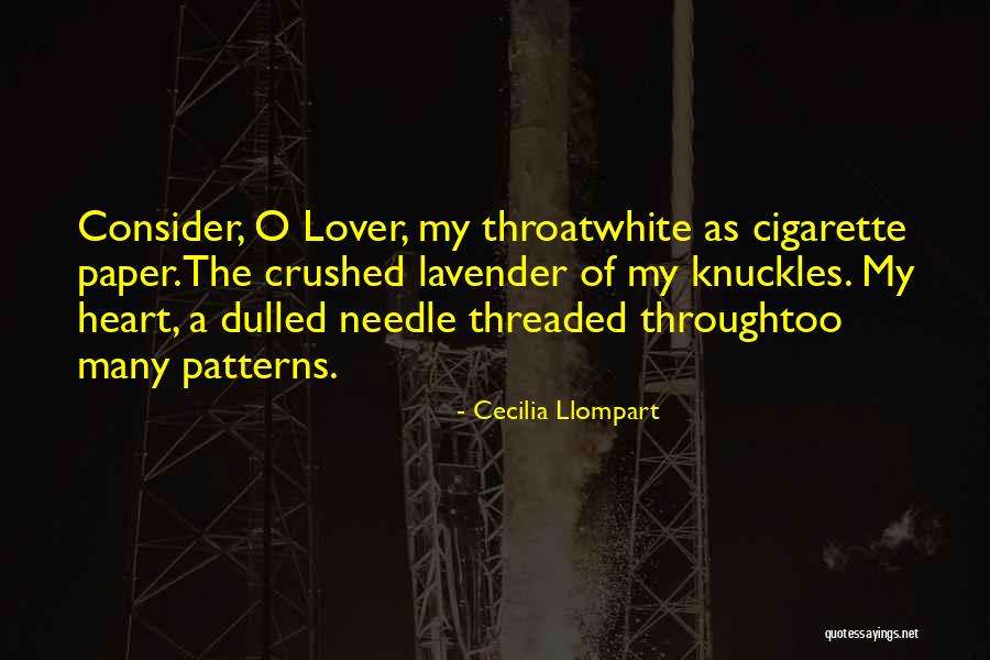 Love Heartache Quotes By Cecilia Llompart