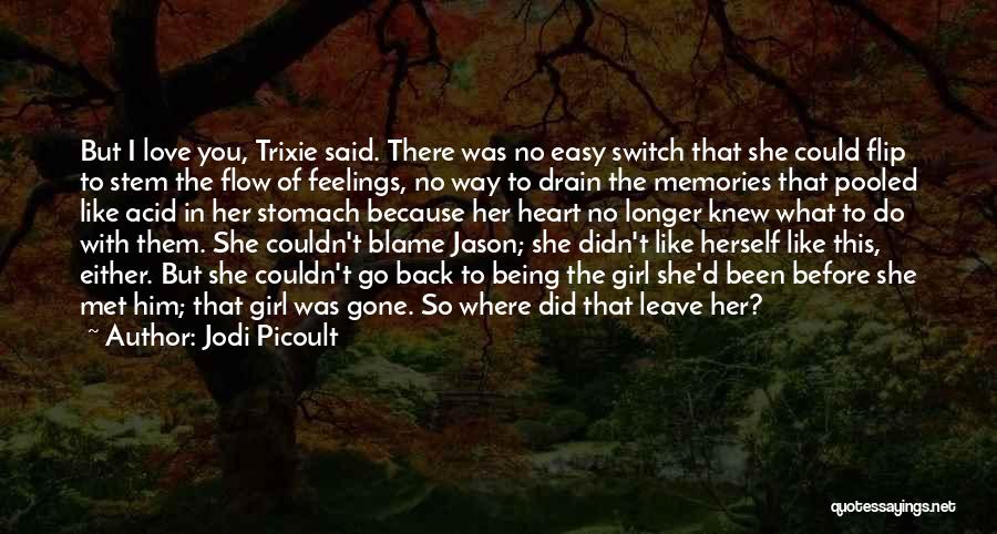 Love Her Before She's Gone Quotes By Jodi Picoult