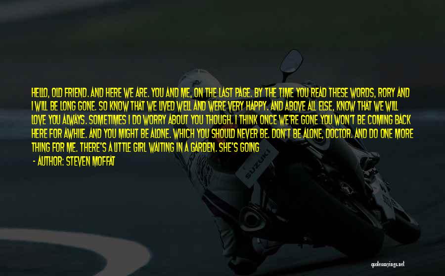Love Her For Who She Is Quotes By Steven Moffat Love Her For Who She Is Quotes By Steven Moffat