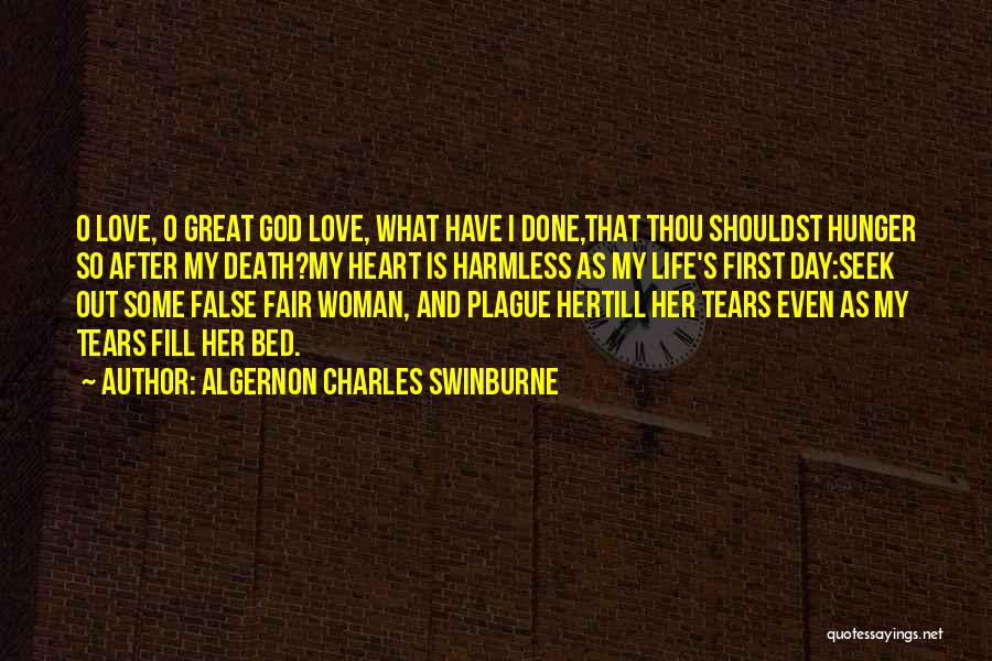 Love Her Till Death Quotes By Algernon Charles Swinburne