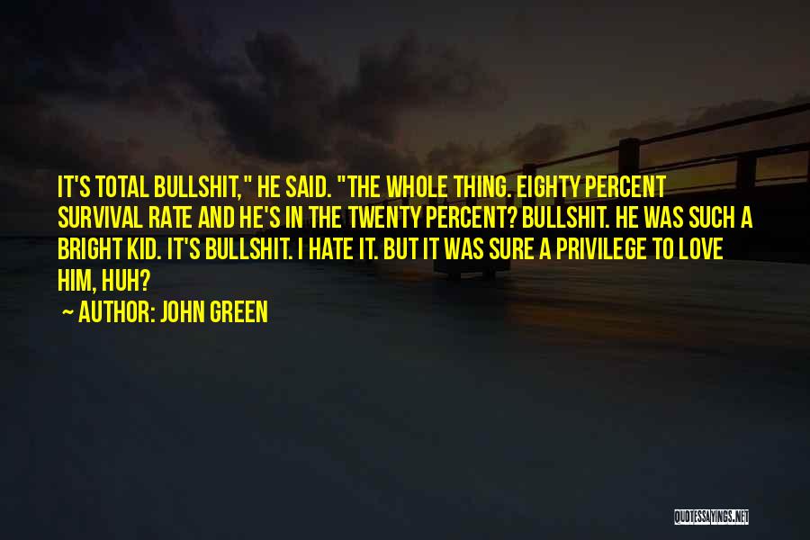 Love Him But Hate Him Quotes By John Green