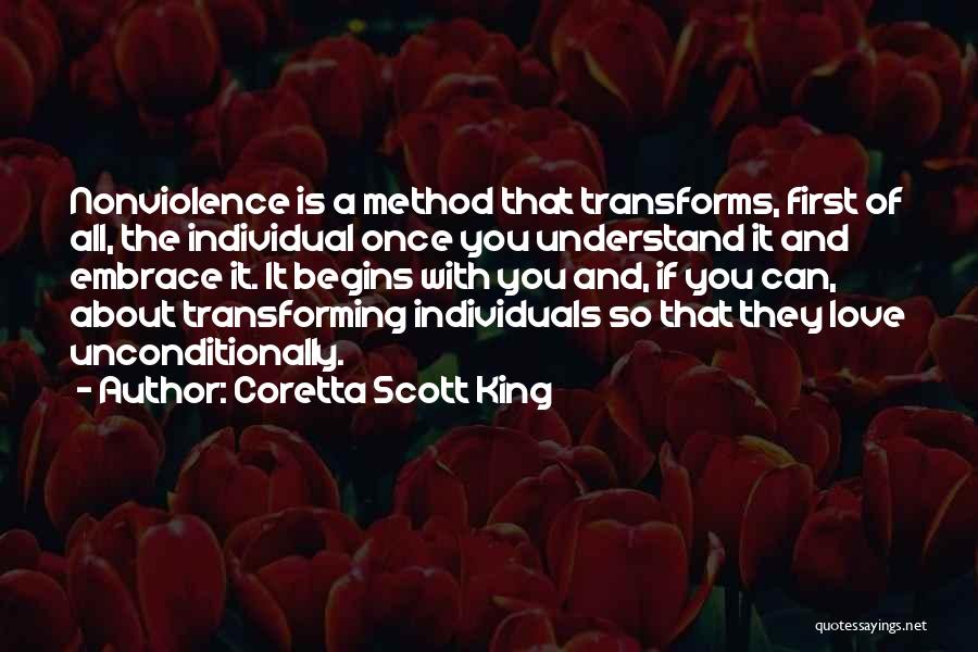 Love Him Unconditionally Quotes By Coretta Scott King