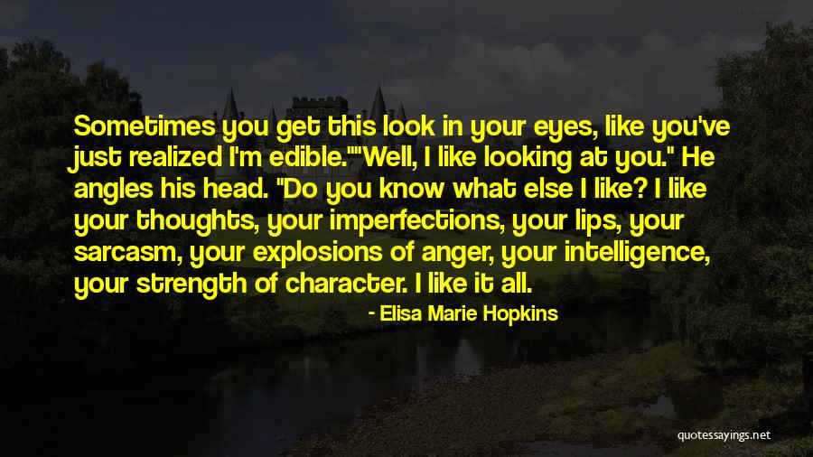 Love His Eyes Quotes By Elisa Marie Hopkins