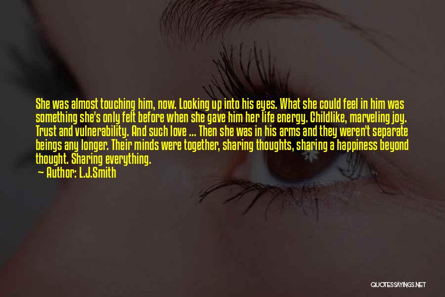 Love His Eyes Quotes By L.J.Smith