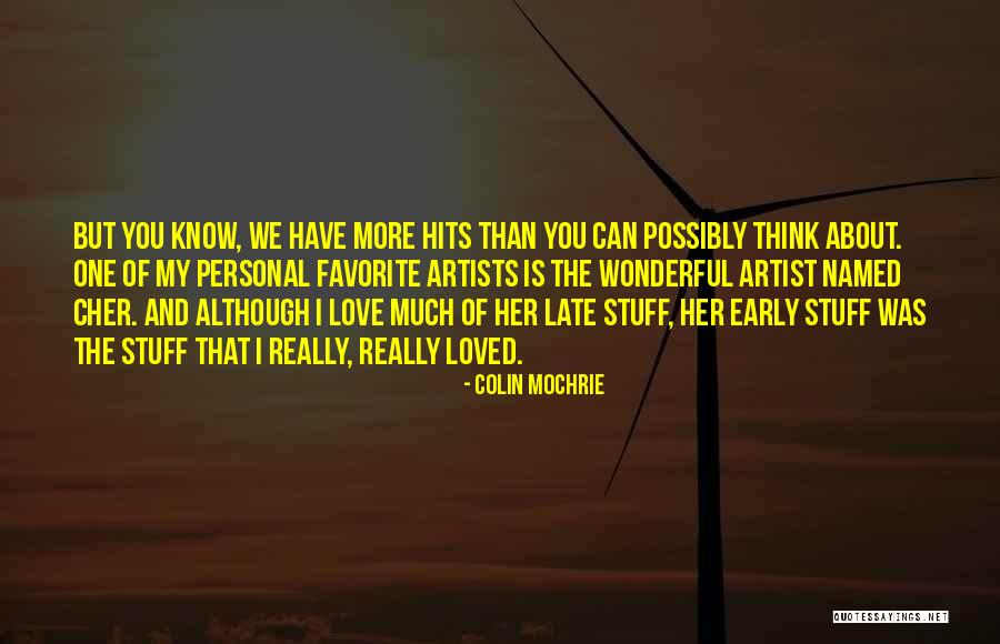 Love Hits You Quotes By Colin Mochrie