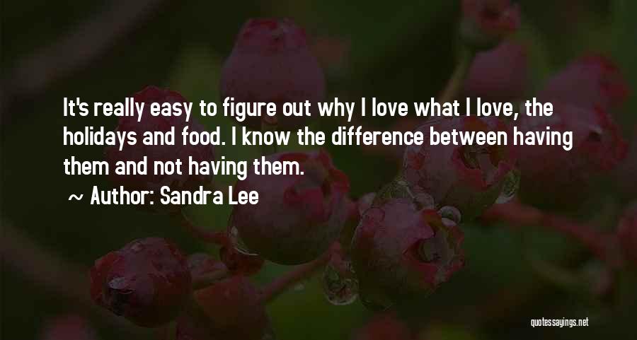 Love Holidays Quotes By Sandra Lee