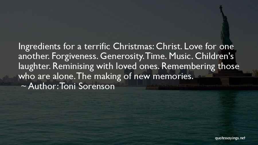 Love Holidays Quotes By Toni Sorenson