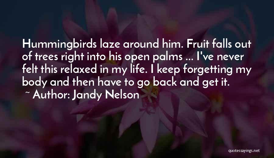 Love Hummingbirds Quotes By Jandy Nelson