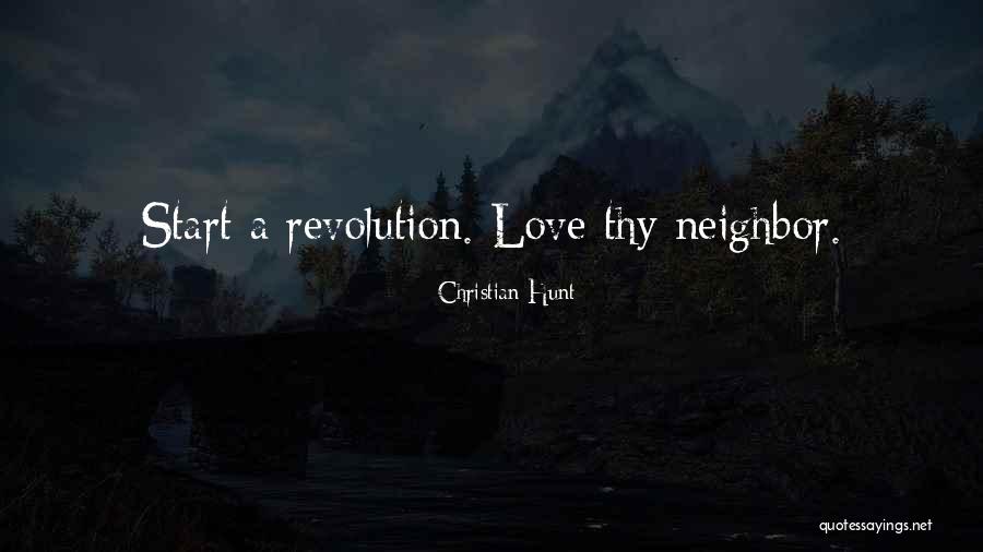 Love Hunt Quotes By Christian Hunt