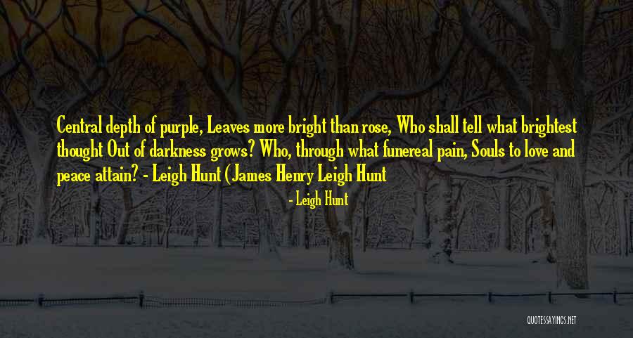 Love Hunt Quotes By Leigh Hunt