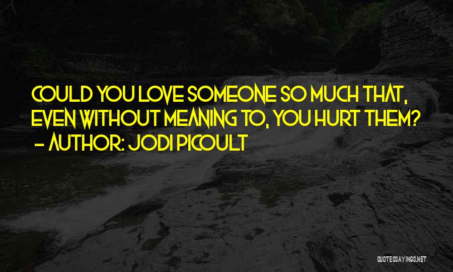 Love Hurt So Much Quotes By Jodi Picoult