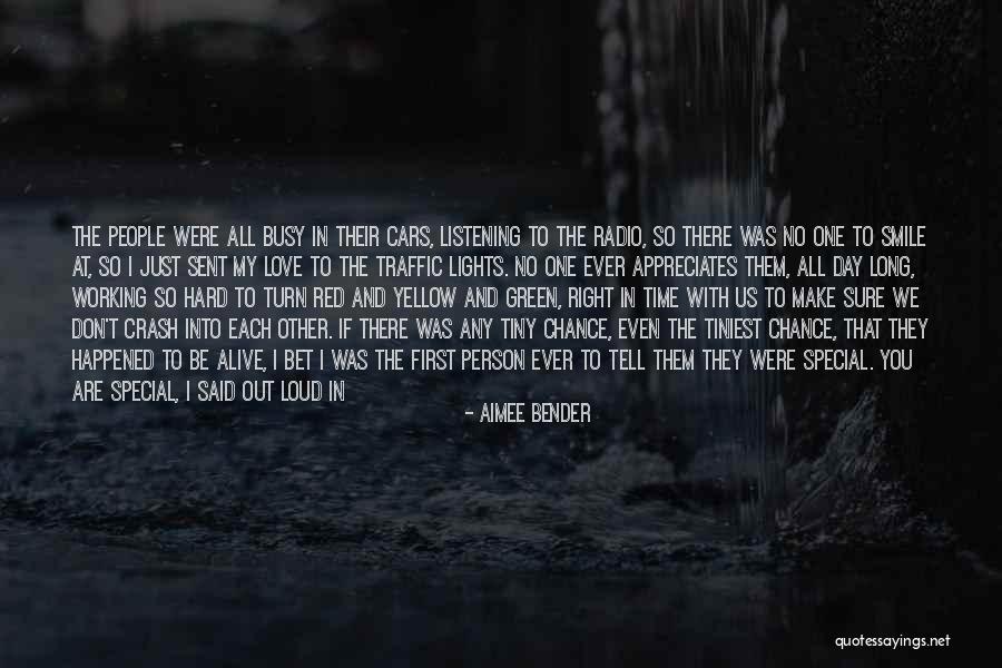Love In Car Quotes By Aimee Bender Love In Car Quotes By Aimee Bender