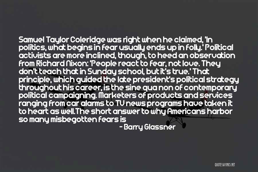 Love In Car Quotes By Barry Glassner Love In Car Quotes By Barry Glassner