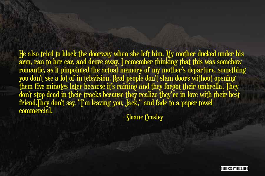 Love In Car Quotes By Sloane Crosley Love In Car Quotes By Sloane Crosley