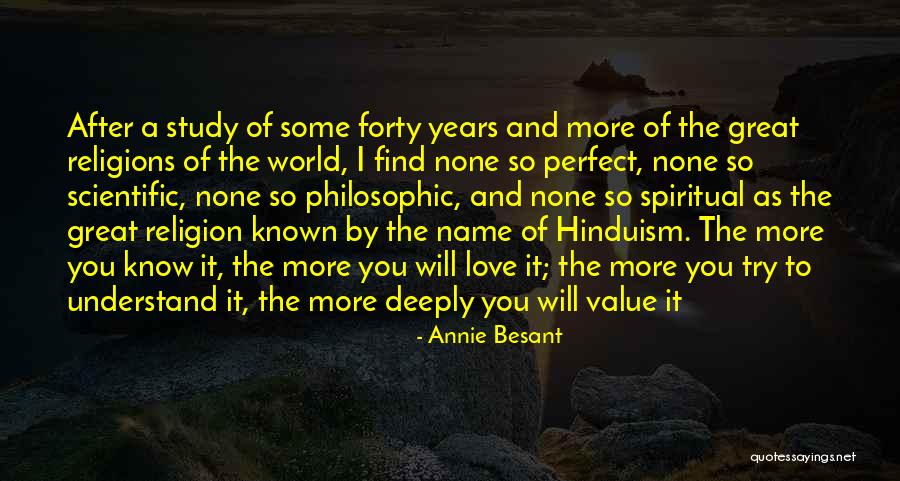 Love In Hinduism Quotes By Annie Besant Love In Hinduism Quotes By Annie Besant