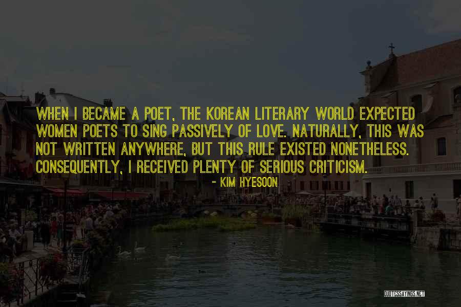 Love In Korean Quotes By Kim Hyesoon Love In Korean Quotes By Kim Hyesoon