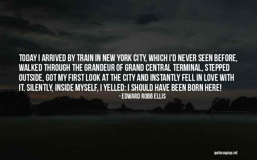 Love In New York Quotes By Edward Robb Ellis Love In New York Quotes By Edward Robb Ellis