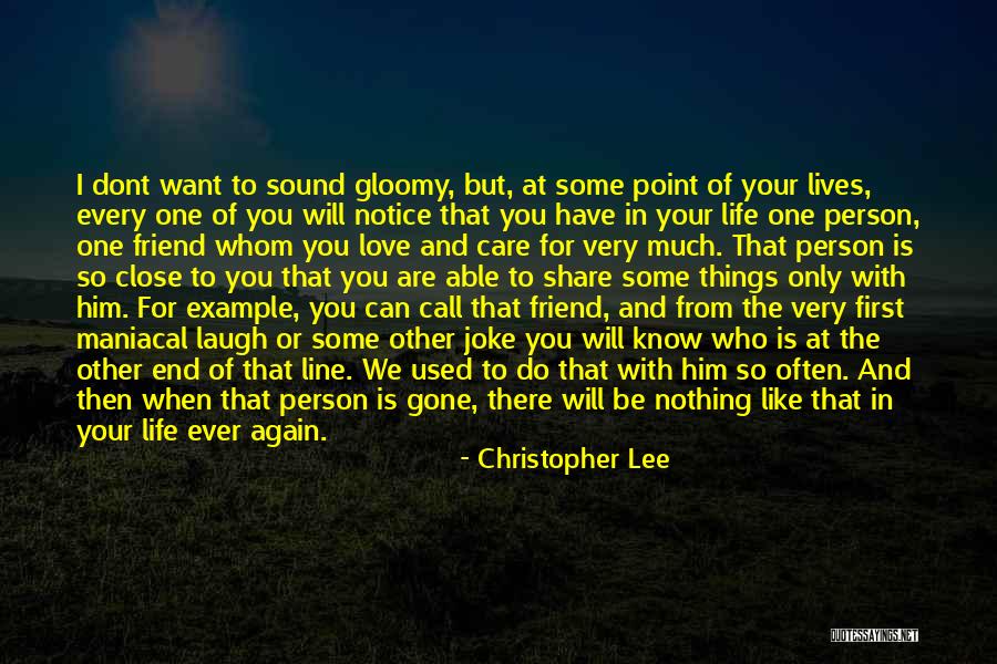 Love In One Line Quotes By Christopher Lee Love In One Line Quotes By Christopher Lee