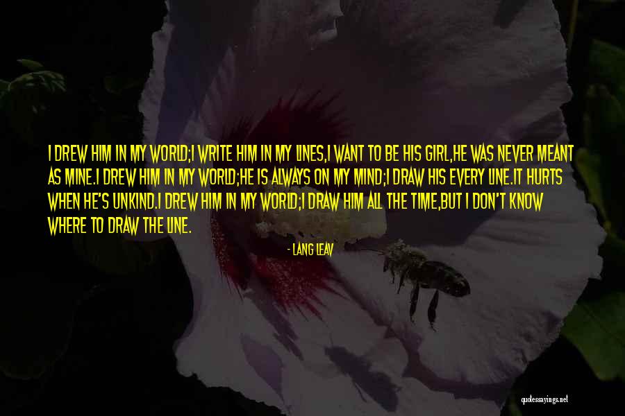 Love In One Line Quotes By Lang Leav Love In One Line Quotes By Lang Leav