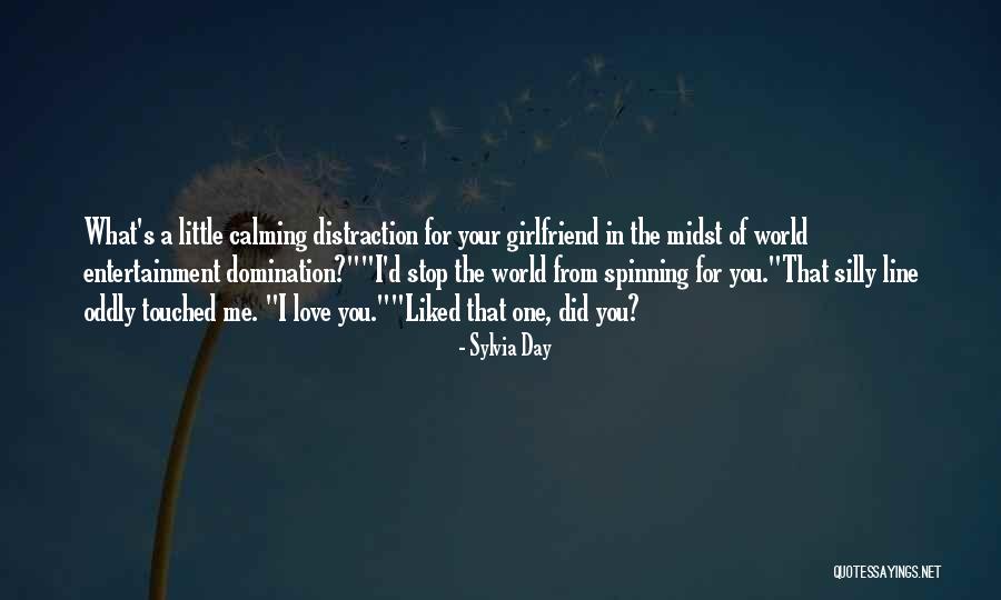 Love In One Line Quotes By Sylvia Day Love In One Line Quotes By Sylvia Day
