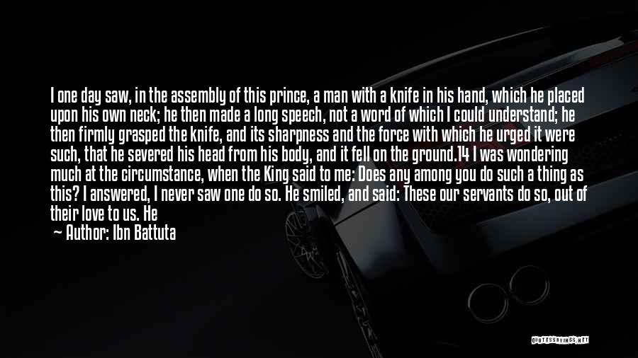 Love In One Word Quotes By Ibn Battuta