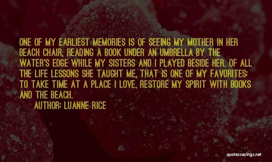 Love In The Beach Quotes By Luanne Rice