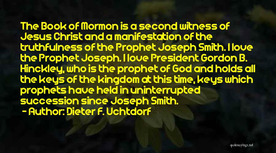 Love In The Book Of Mormon Quotes By Dieter F. Uchtdorf