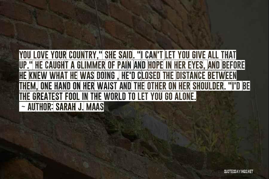 Love In The Distance Quotes By Sarah J. Maas