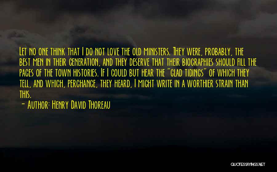 Love In This Generation Quotes By Henry David Thoreau