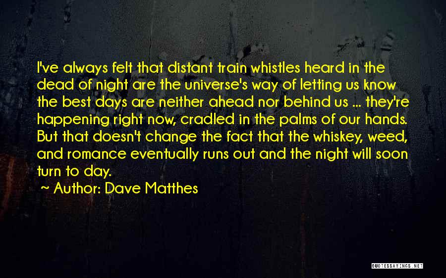 Love In Train Quotes By Dave Matthes