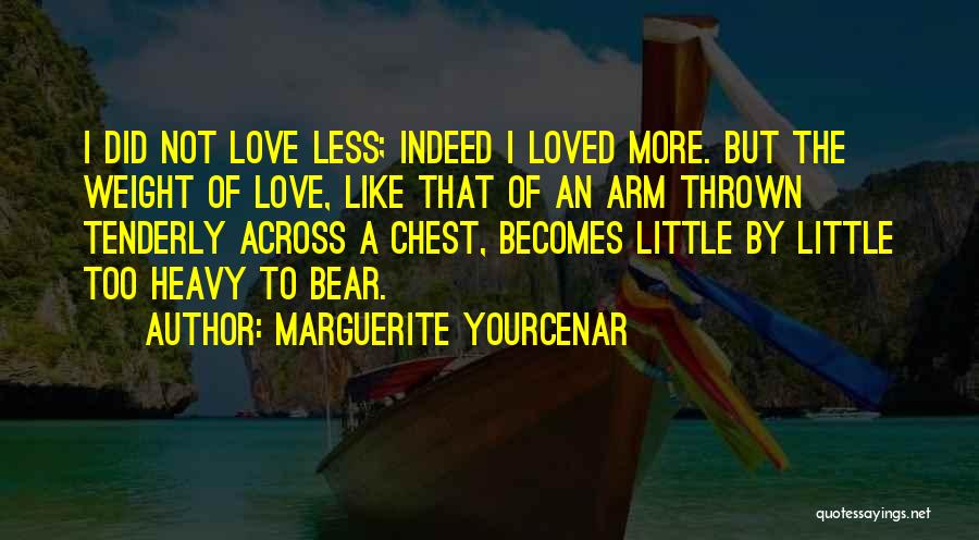 Love Indeed Quotes By Marguerite Yourcenar