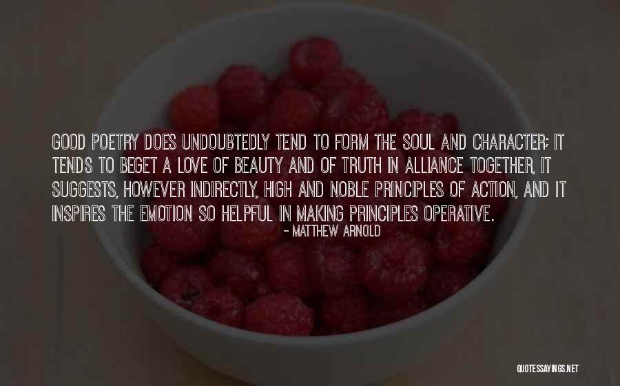 Love Indirectly Quotes By Matthew Arnold Love Indirectly Quotes By Matthew Arnold