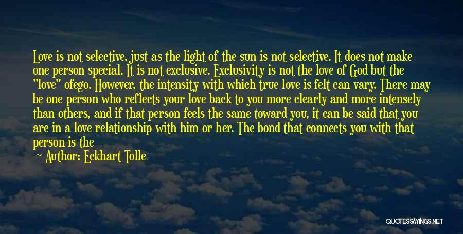 Love Intensely Quotes By Eckhart Tolle