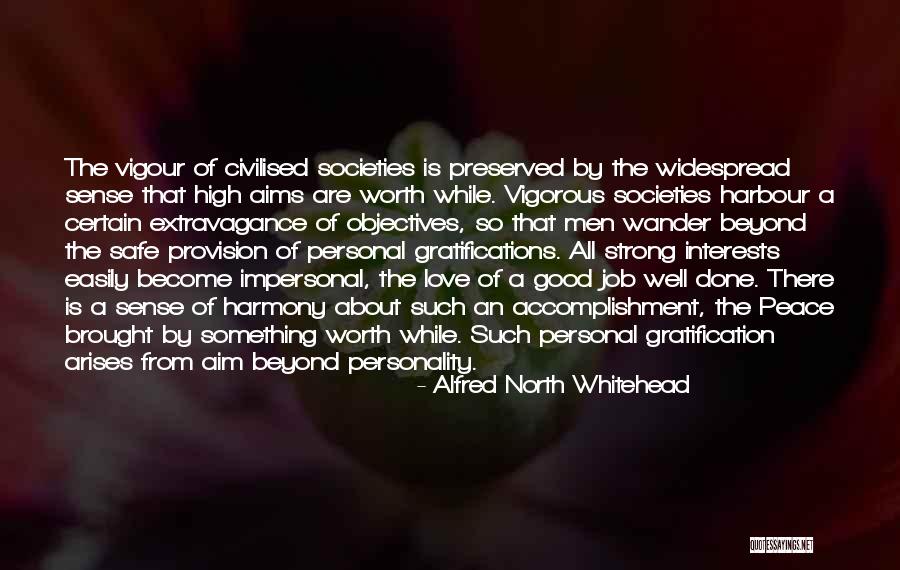 Love Interests Quotes By Alfred North Whitehead