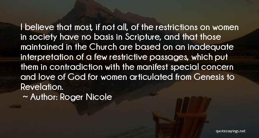 Love Interpretation Quotes By Roger Nicole