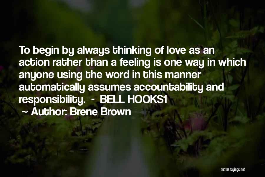 Love Is A Action Word Quotes By Brene Brown