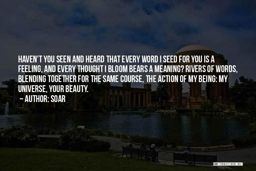 Love Is A Action Word Quotes By Soar