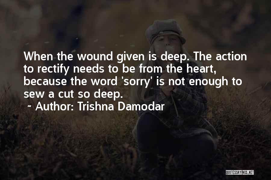 Love Is A Action Word Quotes By Trishna Damodar