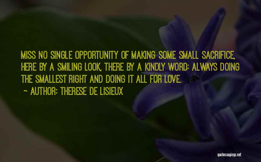 Love Is A Small Word Quotes By Therese De Lisieux