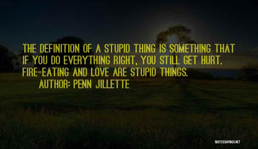 Love Is A Stupid Thing Quotes By Penn Jillette