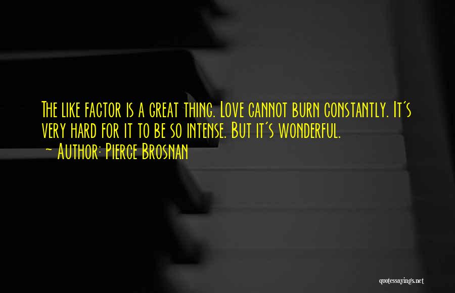 Love Is A Wonderful Thing Quotes By Pierce Brosnan