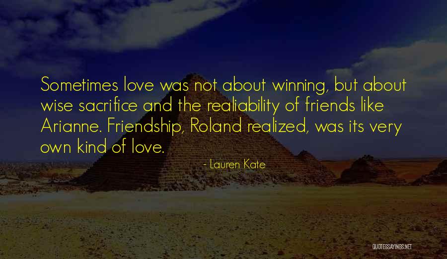 Love Is All About Sacrifice Quotes By Lauren Kate