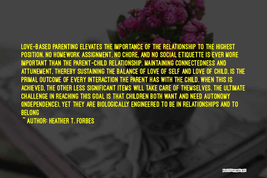Love Is Based On Quotes By Heather T. Forbes