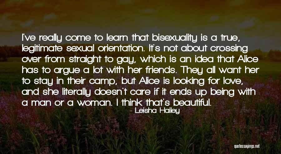Love Is Being Best Friends Quotes By Leisha Hailey