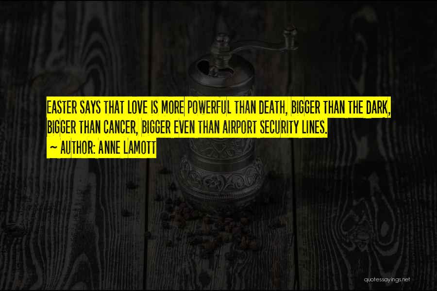 Love Is Bigger Quotes By Anne Lamott