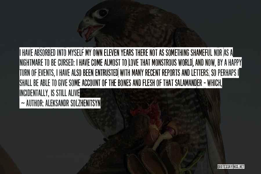 Love Is Cursed Quotes By Aleksandr Solzhenitsyn