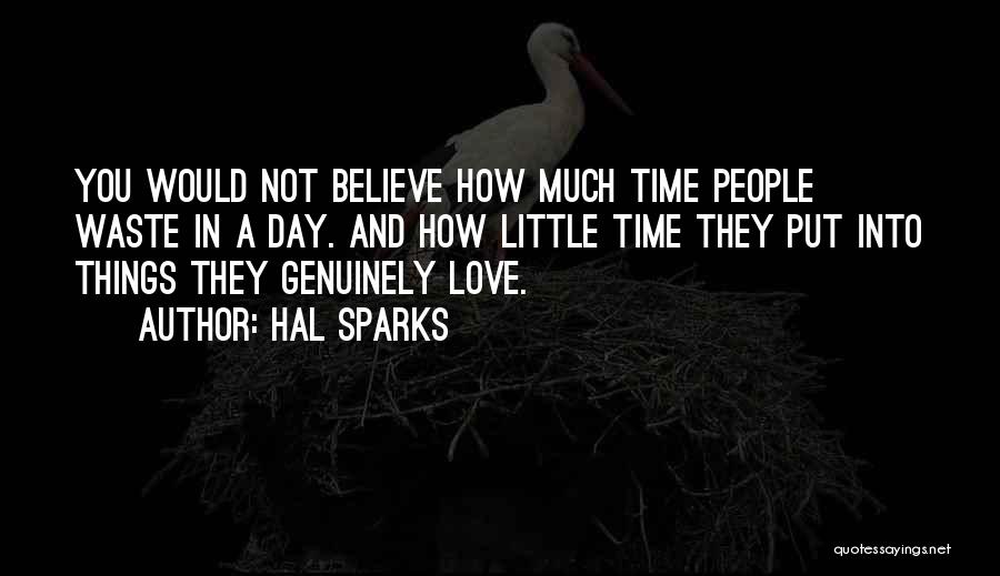 Love Is Just Waste Of Time Quotes By Hal Sparks